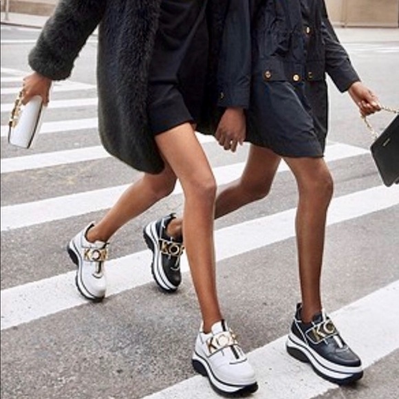 Limited Edition Sold Out Authentic Michael Kors Platform Sneakers - Picture 6 of 6